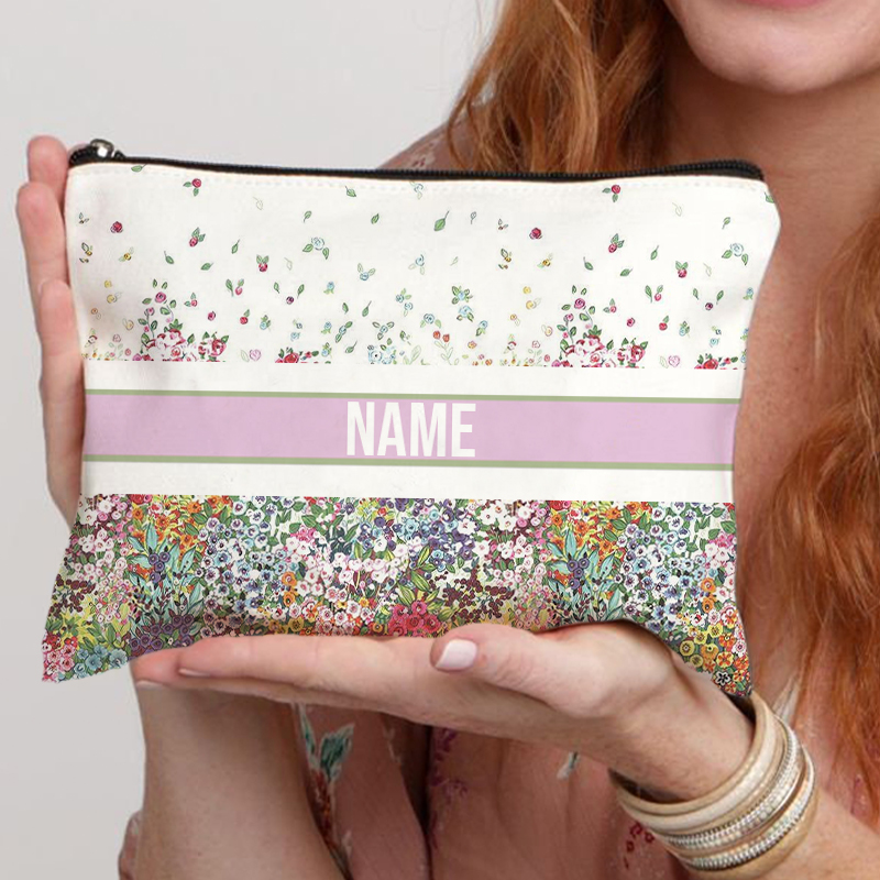 Luxury Skincare And Makeup Brands - Aangepaste Naam Cosmetische Tas Trendy Vrouwen
