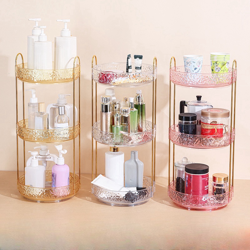 Luxury Skincare And Makeup Brands - 1Pc Toegankelijke Luxe Roterende Cosmetica Opbergdoos
