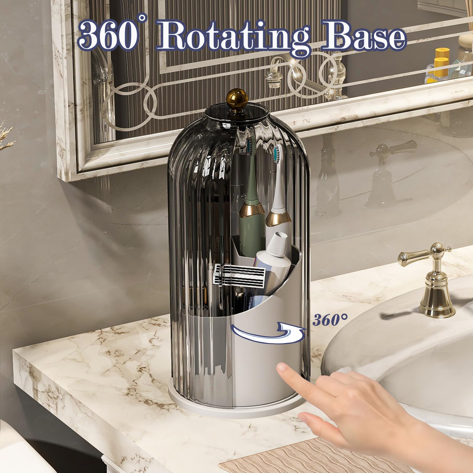 360 °   Roterende make-upborst - Luxury Skincare And Makeup Brands recensie en prijs
