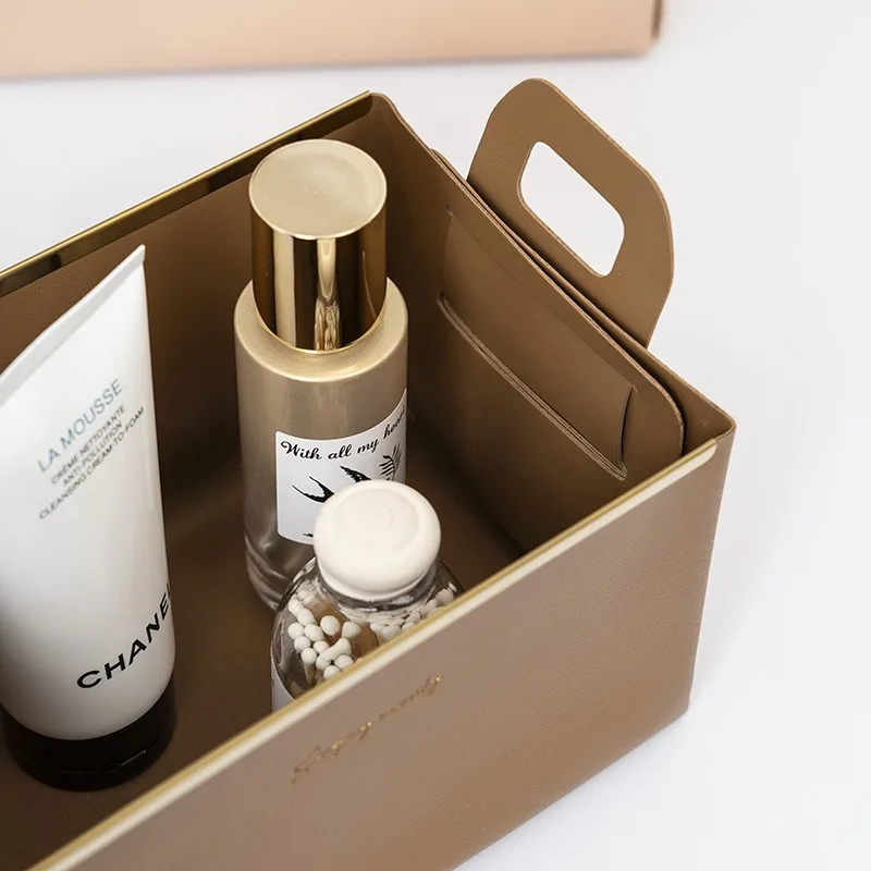 Lederen opbergdoos, luxe opber - Luxury Skincare Organic recensie en prijs
