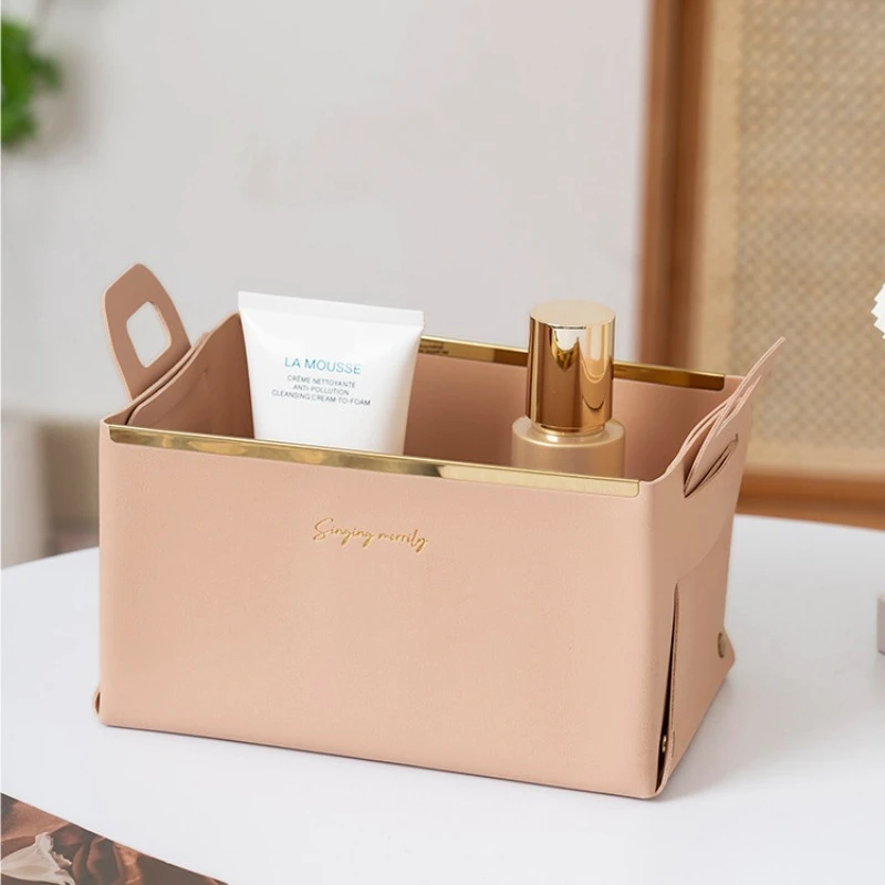 Lederen opbergdoos, luxe opber - Luxury Skincare Organic recensie en prijs